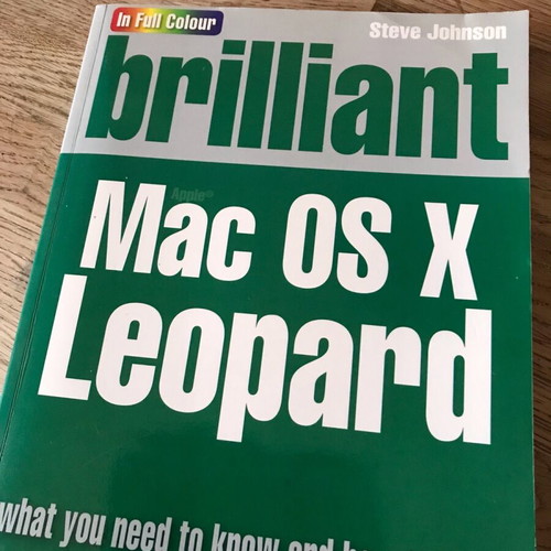 Brilliant Mac OS X Leopard book like new, Steve Johnson