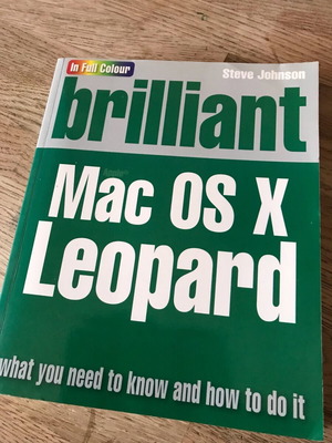 Brilliant Mac OS X Leopard book like new, Steve Johnson
