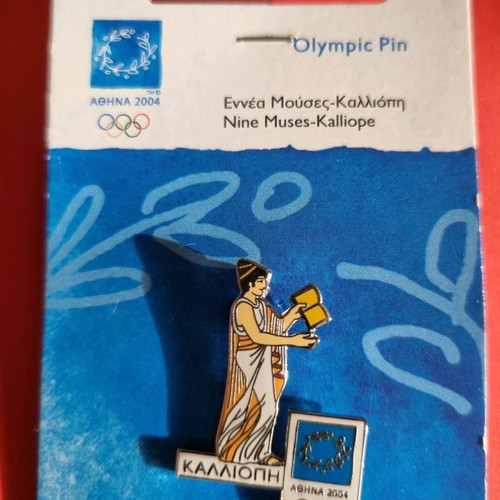 Olympic pins Athens 2004 Muses new, set of 9