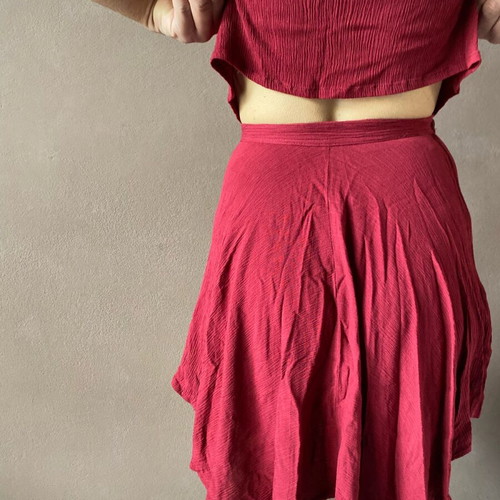 Skirt and blouse set lightly worn