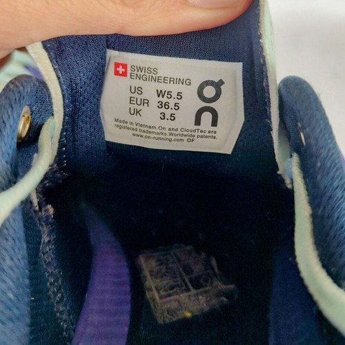 On Cloudflow women's running shoes like new, size 36.5, blue