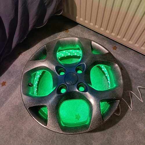 Aluminum Wheel Rim with Smart Wi-Fi LED Strip New