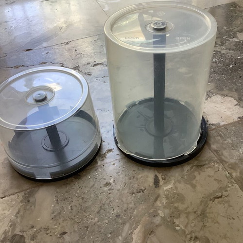 DVD storage cases used, set of 2