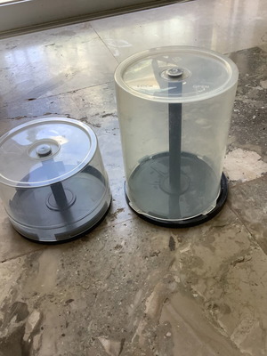 DVD storage cases used, set of 2