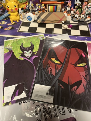 Disney Villains Comics used, pack