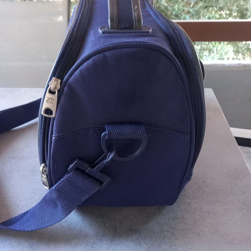 American Tourister Vintage Travel Bag Beauty Case like new, blue