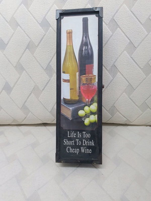 Wooden wine box like new