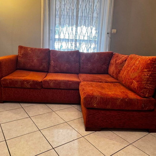 Corner sofa 3-seater with recliner like new