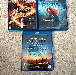 3 Blu-ray movies