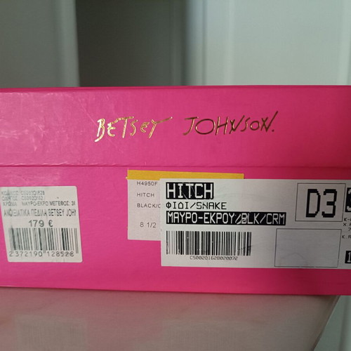 Betsey Johnson platforms used, size 38.5, beige