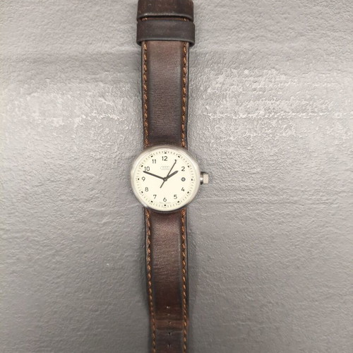 Audi Design GWC watch like new with leather strap