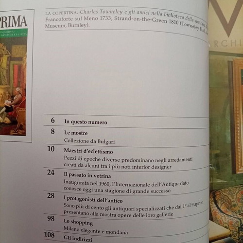 Ad Anteprima Magazine 1995 like new, vintage art and design