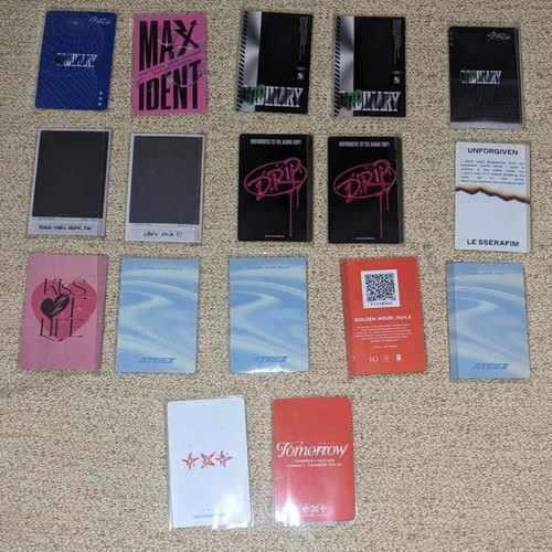 Photocards k-pop collection like new