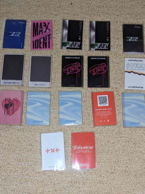 Photocards k-pop collection like new