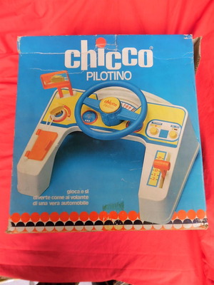 Chicco Pilotino preschool toy 1979 with box