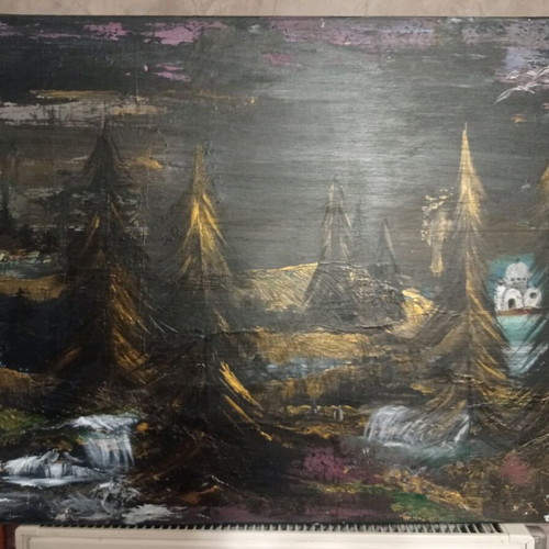 Painting Fairy Tale Landscape New