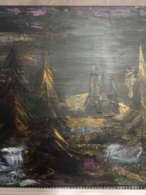 Painting Fairy Tale Landscape New