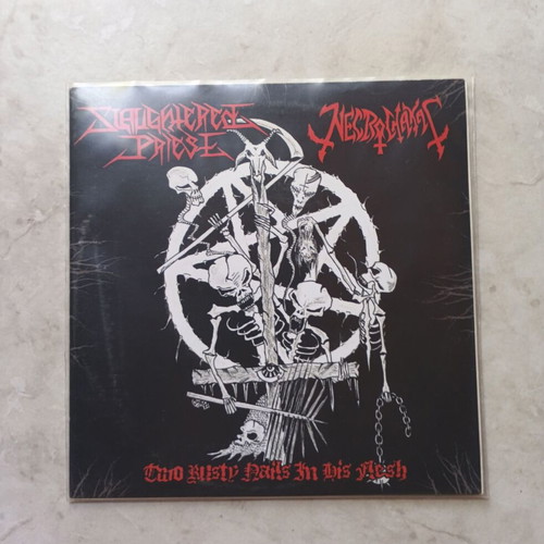 Slaughtered Priest / Necrochakal 7" Split Metal Vinyl