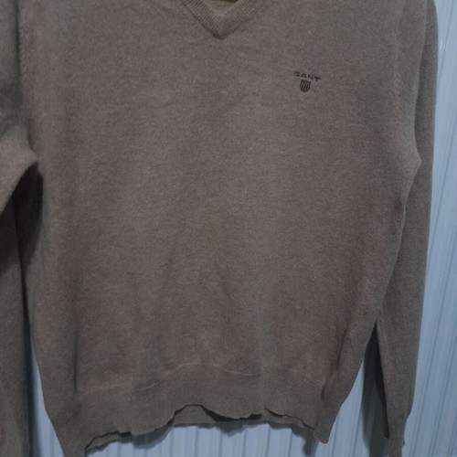 Gant men's wool sweater like new, beige, size L