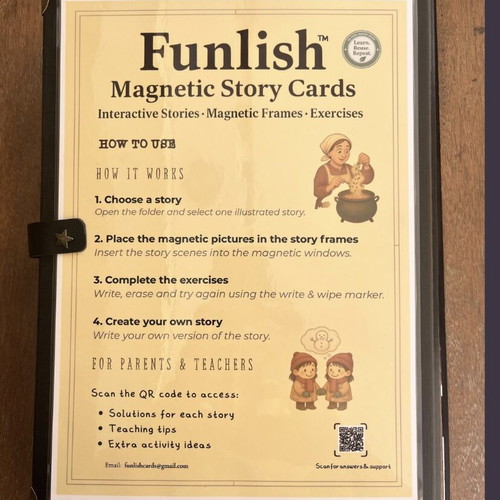 Funlish Magnetic Story Cards educational English game