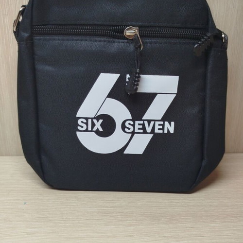 Men's bag 67 black new youthful with logo