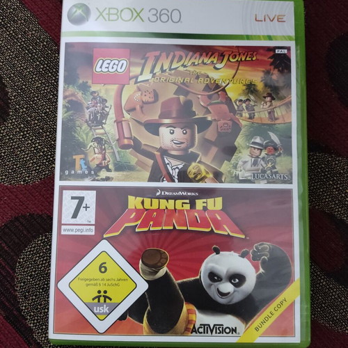 Indiana Jones The Original Adventures Xbox 360 used, only 1 of 2 CDs