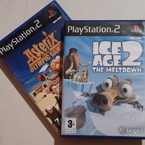 PS2 Games Set of 2 used, Ice Age 2 and Asterix at the Olympic Games