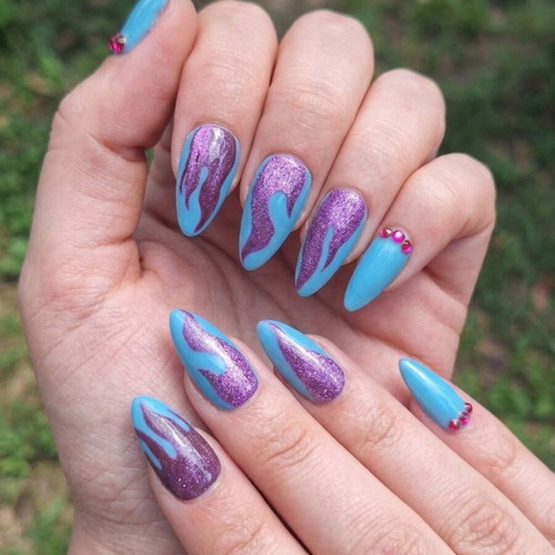 Press On Nails new set with sizes 3-9 and application tools
