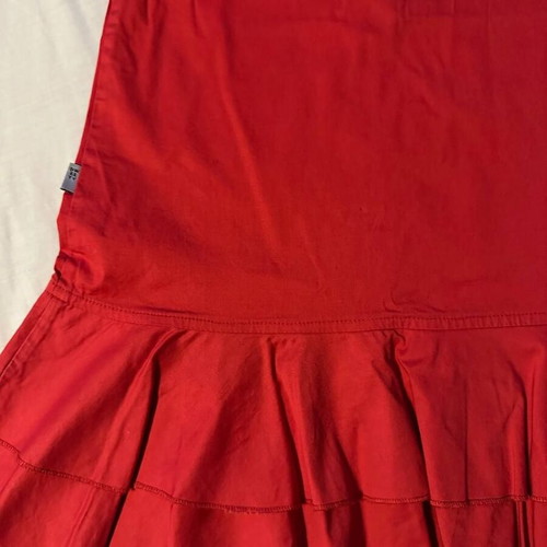Girls' Dress Like New, Size 10 Years, Red with Ruffles