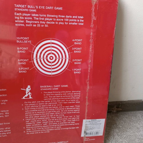 Dart game set with darts new