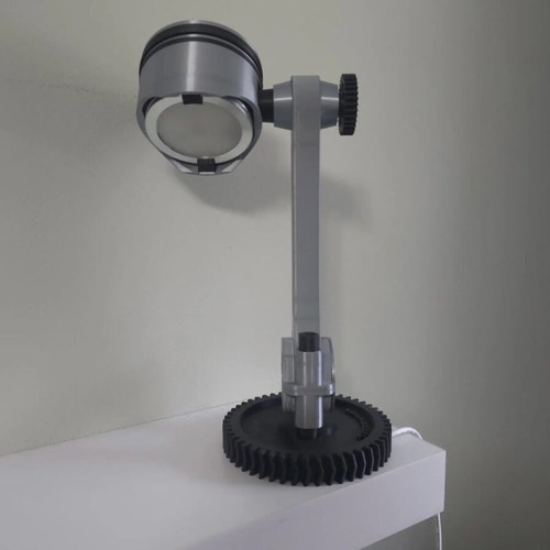 Piston and connecting rod lamp new modern USB LED table light