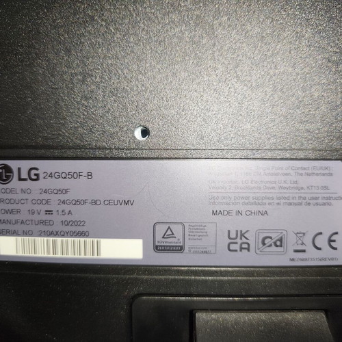 LG UltraGear 24GQ50F-B VA Gaming Monitor 24" FHD 1920x1080 165Hz
