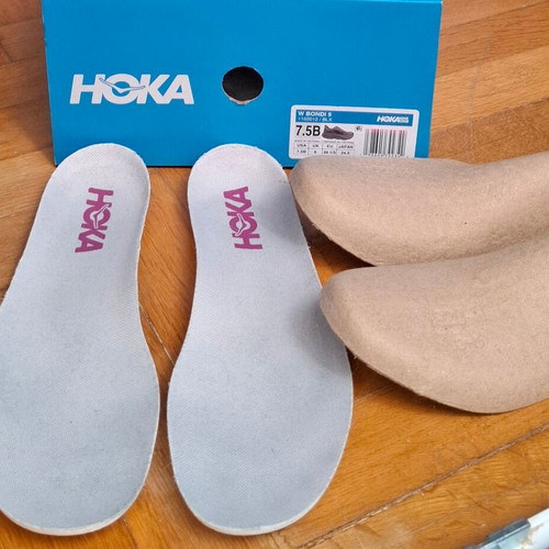 HOKA Bondi 9 women's running shoes, anthracite, size 39 1/3