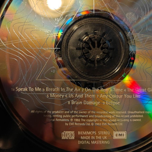Pink Floyd The Dark Side Of The Moon CD used 20th Anniversary Edition