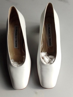 Franco Troise shoes pumps new, size 37.5, off-white