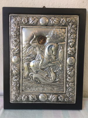 Saint George Icon 33x26cm as shown