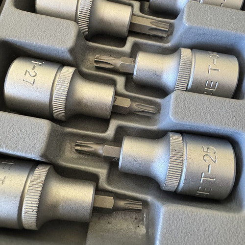 Force 4102 Torx Socket Bit Set 9 Pieces like new