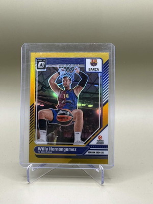 Willy Hernangomez Donruss EuroLeague 2024-25 Optic Gold card like new
