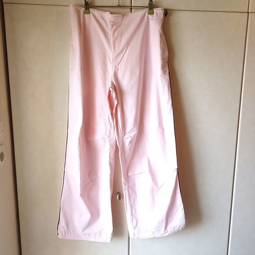 Stradivarius pink women's pants with side stripe, like new, size M