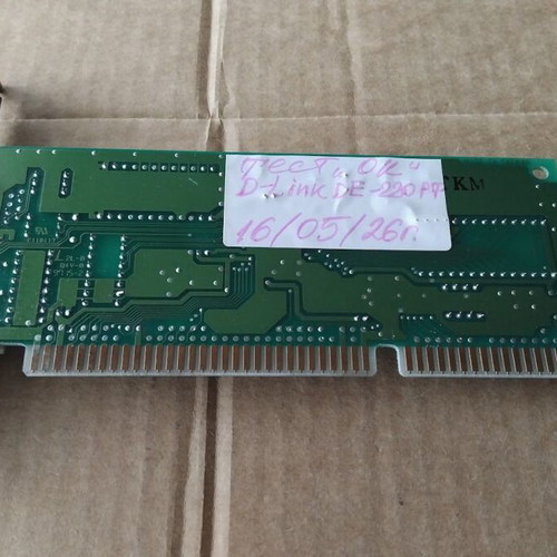 D-Link DE-220PT REV-D1 16-bit ISA Network Controller Card like new