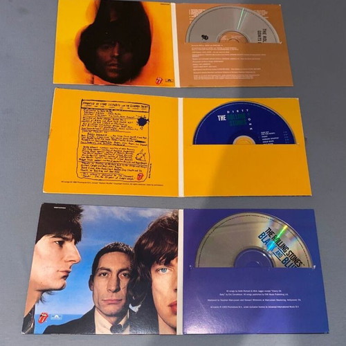 Rolling Stones pack of 8 rock CDs in cardsleeves