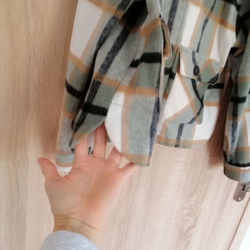 Zara jacket size M new, checkered