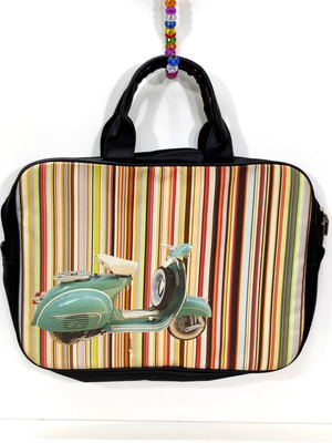 Laptop tablet bag retro Vespa new