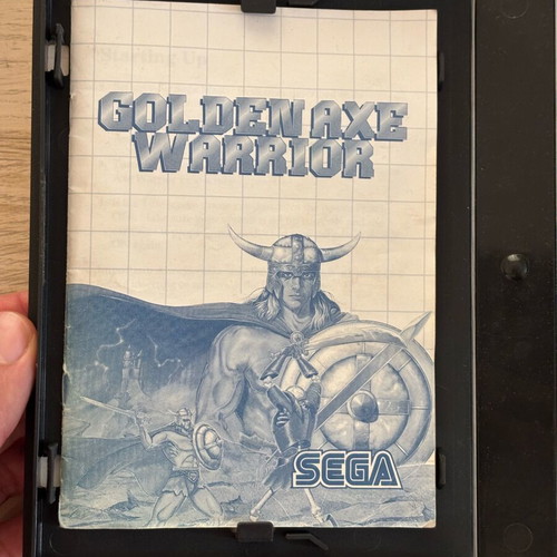 Golden Axe Warrior Sega Master System game used, English complete