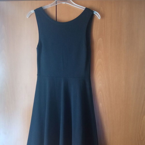 Black winter dress mussa backless, like new, one size
