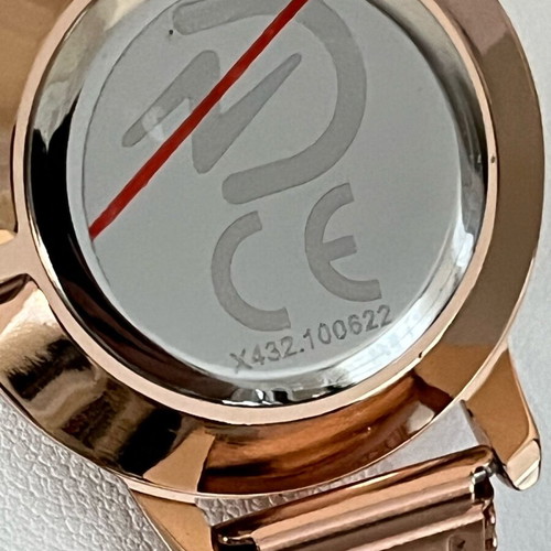 Cacharel women's watch new, beige pink, stainless steel