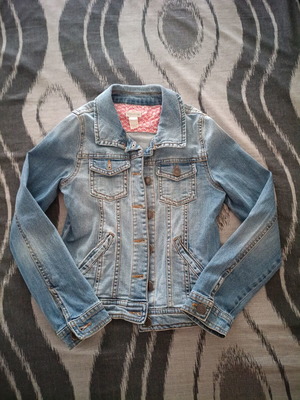 Monsoon denim jacket like new, size 7 to 10 years, blue