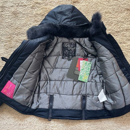 Kids jacket new, dark blue, size 2-3 years