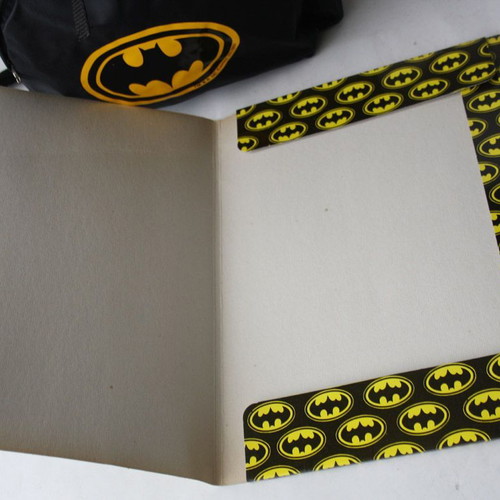 Batman Dark Knight school bag and folder vintage 90's new