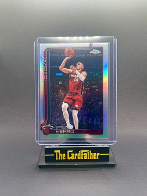 Tyler Herro Refractor Topps Chrome Update NBA Basketball Card
